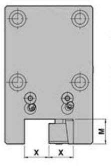 DW300-C25-40-W100 : DAEWOO VDI Turning Holder