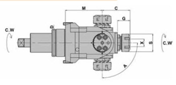 DW300-DA65-25B : VDI Angular Heads BMT